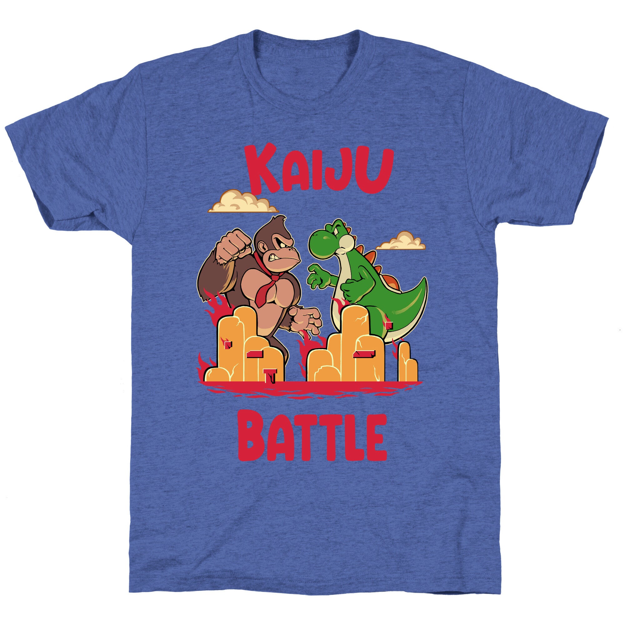 Kaiju Battle Unisex Triblend Tee